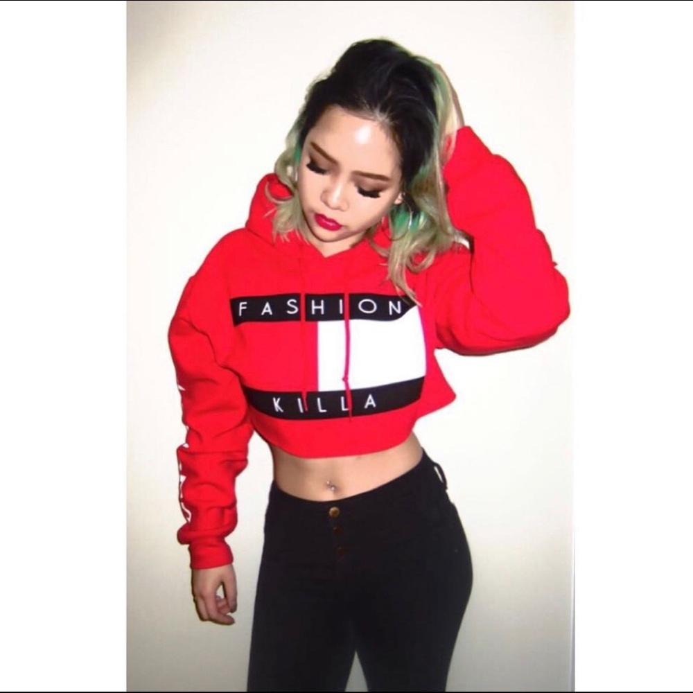 Soto Militia Fashion Killa X Trillfiger Crop Hoodie